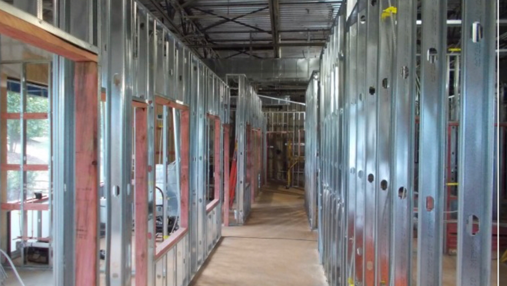 metal railing for interior build